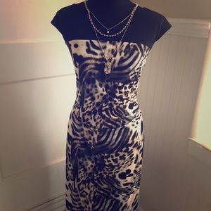 Animal print dress
